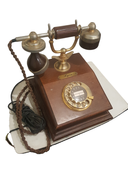 luxury retro antique phone vintage corded telephone