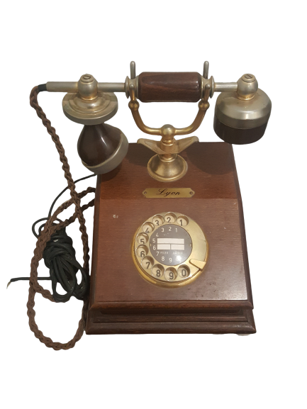 luxury retro antique phone vintage corded telephone