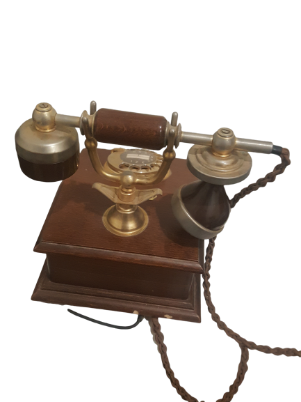 luxury retro antique phone vintage corded telephone